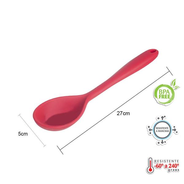 Imagem de Kit Utensílios de Silicone para Servir Completo Weck