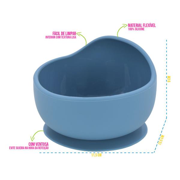 Imagem de Kit Utensílios Infantil Silicone 6 Peças Bebê Crianças Copo