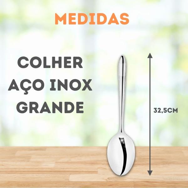 Imagem de Kit Utensílios Para Cozinha Com 4 Peças Aço Inox Linha Top