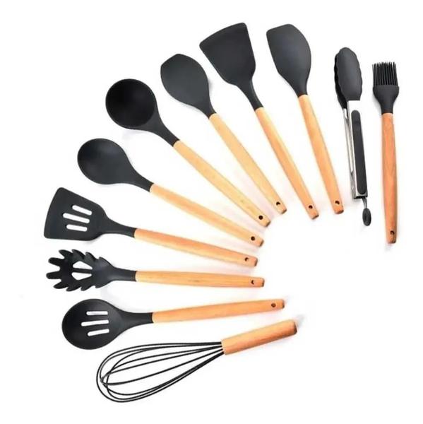 Imagem de Kit Utensílios Silicone 13 pçs 