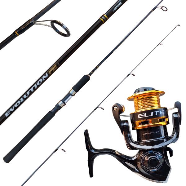 Imagem de Kit Vara Marine Evolution G3 5'8 15-30lb + Molinete Elite