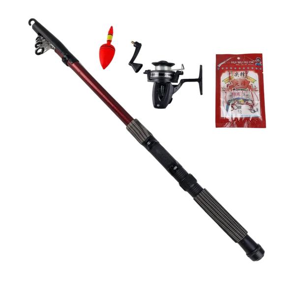 Imagem de Kit Vara Pesca 2.1 M Com Molinete Boia E Linha 0710 Artsport