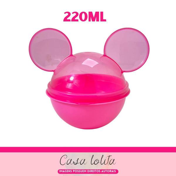 Imagem de Kit Vasilhas Lanche Infantil Minnie Pote Doce Snack