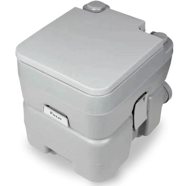 Imagem de Kit Vaso Sanitario Kala Portatil 20 Litros Porta Potti + 4 Eco Bac Bus Ntk 250ml Camping