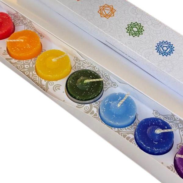 Imagem de Kit Velas Perfumadas 7 Chakras Equilibrio