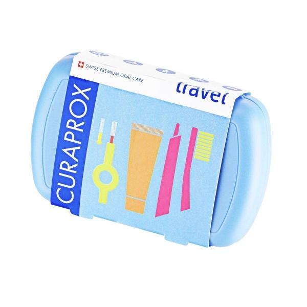 Imagem de Kit Viagem Travel Set Curaprox Cs 5460 Ultra Soft. AZUL