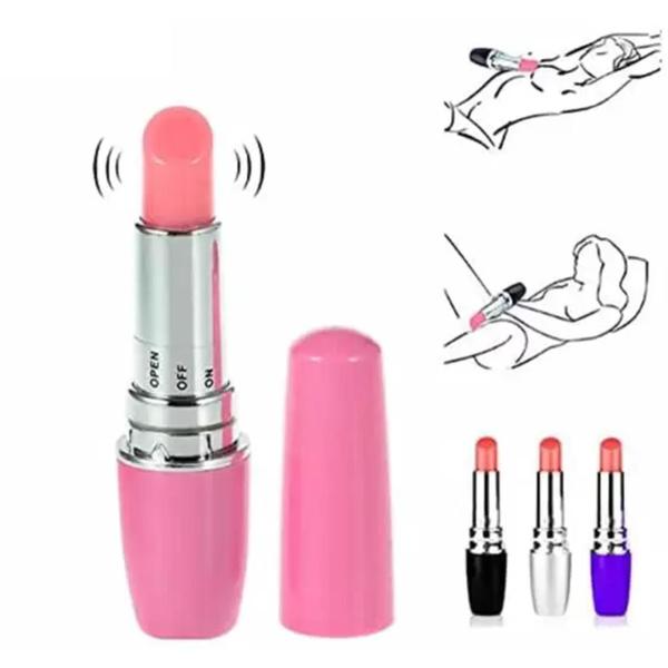 Imagem de Kit Vibrador Feminino Golfinho Ponto G + Vibrador Batom Masturbador Massageador Corporal