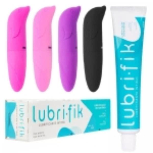 Kit Vibrador Golfinho + Lubrificante Lubrifik 50g - MEAME Kit Vibrador Golfinho + Lubrificante Lubrifik 50g - MEAME