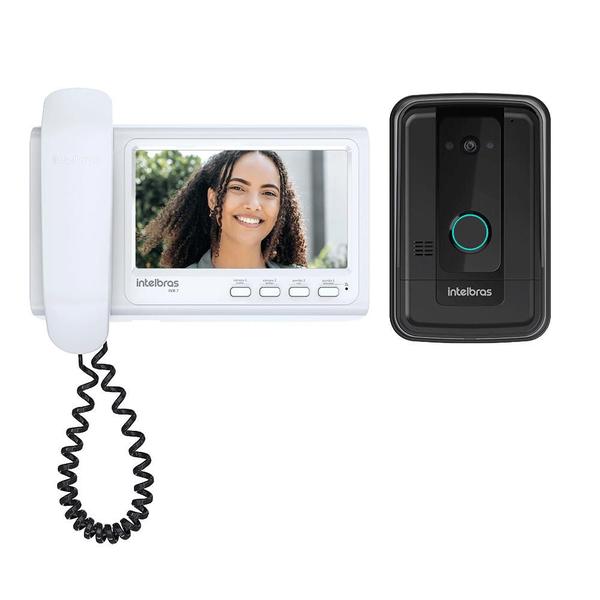 Imagem de Kit Videoporteiro Intelbras IVR 7  Interfone Com Câmera