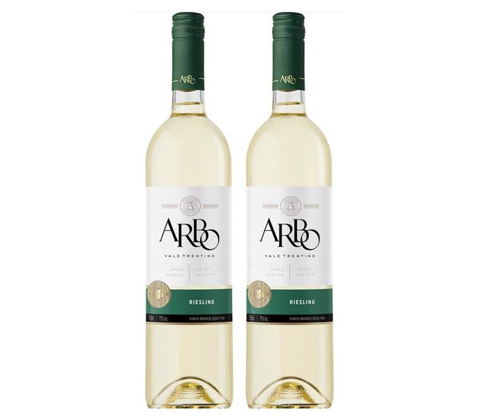 Imagem de Kit Vinho Arbo Riesling Branco Seco Casa Perini 750ml 2uni