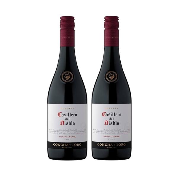 Imagem de Kit Vinho Casillero Del Diablo Pinot Noir 750ml 2 unidades