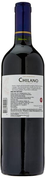 Imagem de Kit Vinho Chilano Merlot Tinto Seco Chileno 750ml 3 unidades