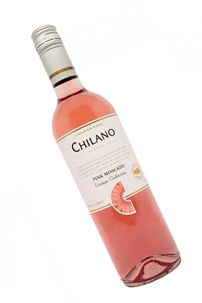 Imagem de Kit Vinho Chilano Pink Moscato Rosé Suave 750ml 3 unidades