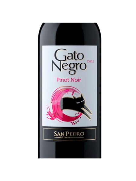 Imagem de Kit Vinho Gato Negro Pinot Noir Tinto Seco 750ml 2 unidades