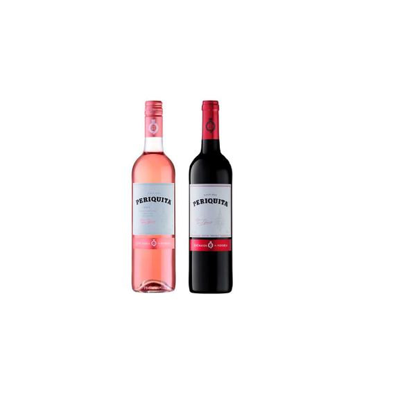 Imagem de Kit Vinho Periquita Tinto Seco + Rosé Meio Seco 750ml cada