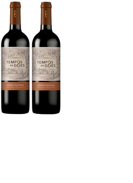 Imagem de Kit Vinho Tempos de Góes Cabernet Sauvignon Suave 750ml 2uni