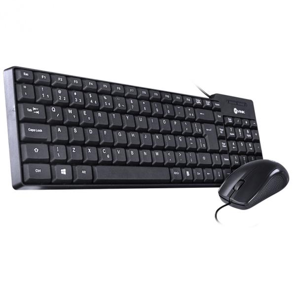 Imagem de Kit Vinik 6 - Teclado e Mouse Com Fio, Suporte Notebook E Mousepad