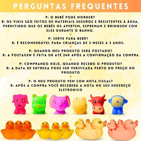 Imagem de Kit Vinil Hora Do Banho Bebê Fendinha Brinquedo Infantil