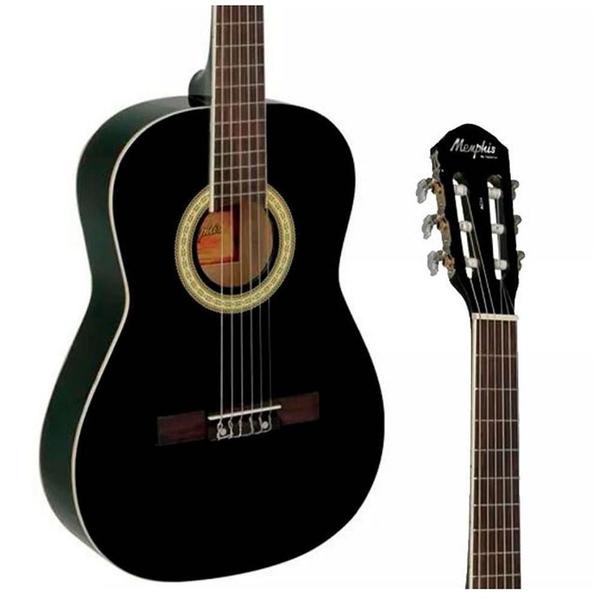 Imagem de Kit Violão Acústico 3/4 Tagima Memphis AC-34 Nylon Preto VX04