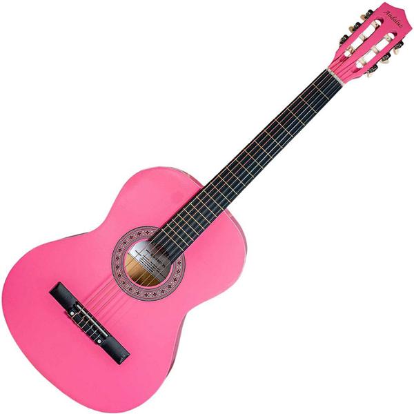 Imagem de Kit Violão Clássico Elétrico Nylon Cg-3801 Rosa Andaluz Vx07