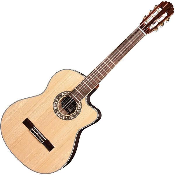 Imagem de Kit Violão Eletroacústico Eagle Emn880c Nylon Clássico Cutaway Vx01