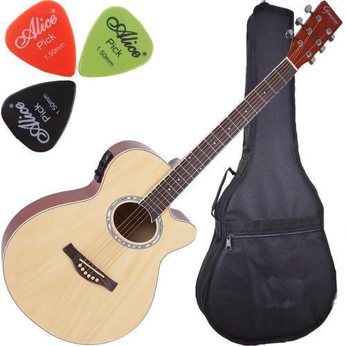 Imagem de Kit Violão Giannini Eletroacústico Afinador Gsf1R Envio24H