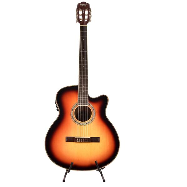 Imagem de Kit Violão Sunburst Nylon Capa Suporte  Pare 85