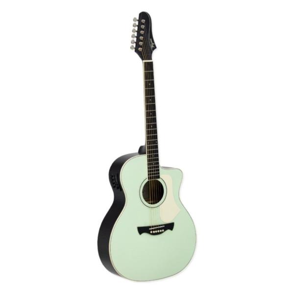 Imagem de Kit Violão Tagima Rio Negro Surf Green TEQ-8 Com Capa