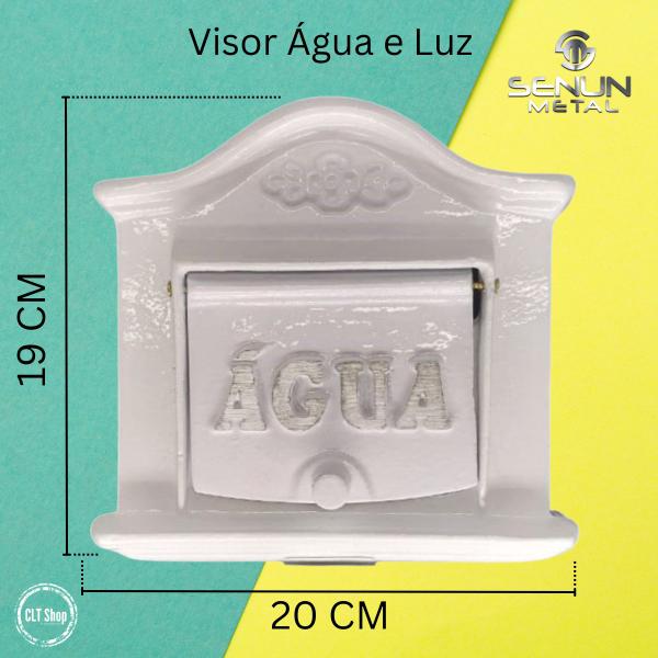Kit Visor Para leitura de Agua e Luz Com Caixa de Correios - Senun Metal Imagem de Kit Visor Para leitura de Agua e Luz Com Caixa de Correios