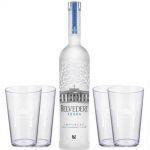 Imagem de Kit Vodka Belvedere Pure 700 ml + 4 Copos Personalizados