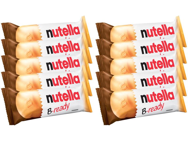 Imagem de Kit Wafer Snack Avelã Nutella Ferrero B-ready 22g