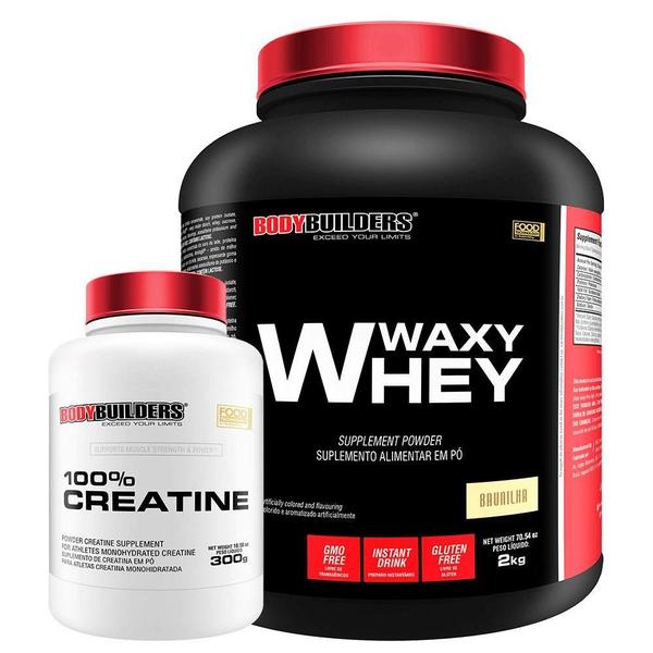 Imagem de Kit Waxy Whey 2kg + Creatine 100% 300g - Bodybuilders