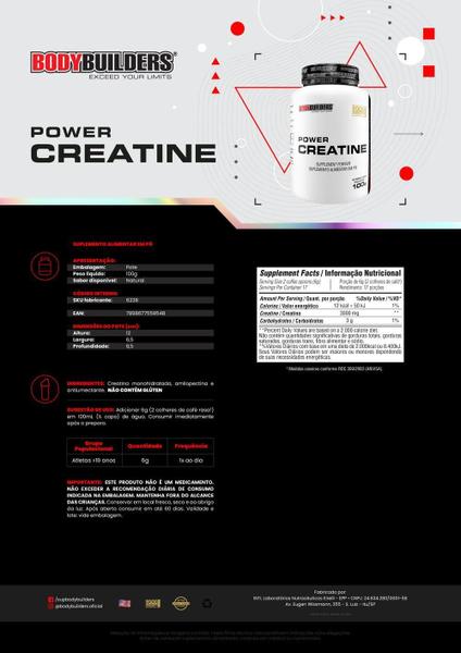 Imagem de KIT Waxy Whey 900g + Power Creatine 100g + Power Glutamine 100g - Bodybuilders