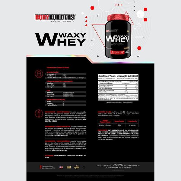 Imagem de Kit Waxy Whey Chocolate + 2X Bcaa 100G + 2X Creatina 100G