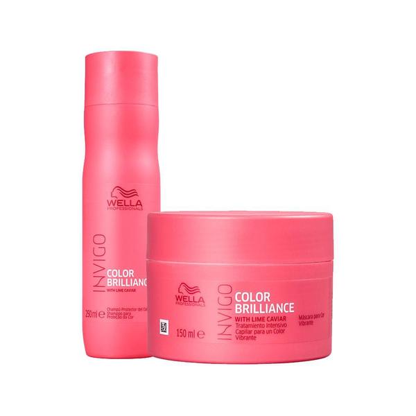 Kit Wella Color Brilliance - Sh 250 ml e Másc 150 ml