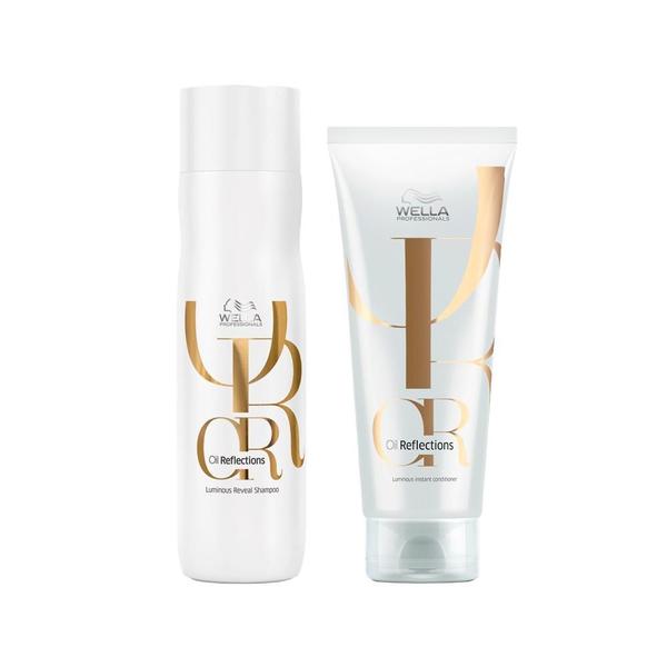 Kit Wella Oil Reflections - Sh 250 ml e Cond 200 ml - Wella Professionals Kit Wella Oil Reflections - Sh 250 ml e Cond 200 ml - Wella Professionals