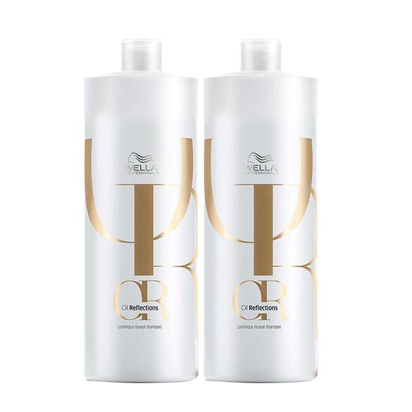 Kit Wella Professionals Oil Reflections Luminous Reveal - Shampoo 1L (2 unidades)