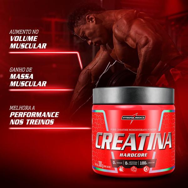 Imagem de Kit Whey 100% 900g Pouch Cookies and Cream + Creatina 100% Pura 300g + Huger 320g