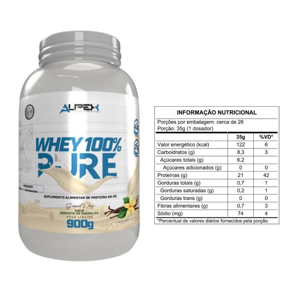 Imagem de Kit Whey 100% Pure + Creatina Pura 300g - Alpex