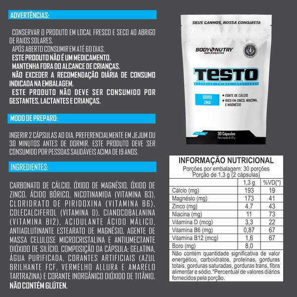 Imagem de Kit Whey Pro 900g + Testo Refil 30 Cápsulas  Proteínas de Alta Qualidade e Minerais Essenciais para Potencializar Seus Ganhos + Coqueteleira 600ml