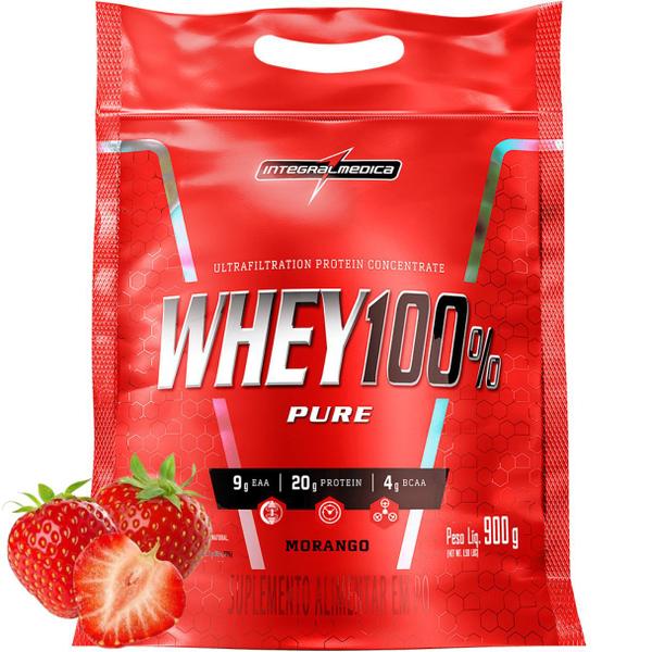 Kit Whey Protein 100% + Creatina 150g Pura - Integralmedica Imagem de Kit Whey Protein 100% + Creatina 150g Pura - Integralmedica