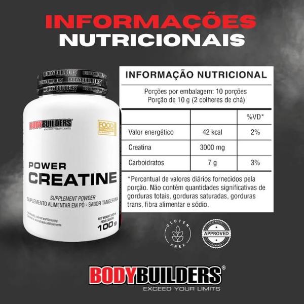 Imagem de Kit Whey Protein 500g + Albumin Protein 500g + 2x BCAA 100g + 2x Power Creatina 100g + Coque + Porta Capsulas - Bodybuilders