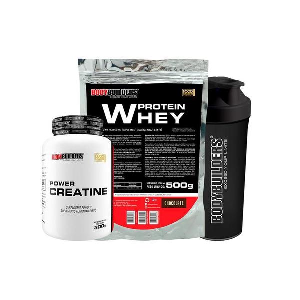 Imagem de Kit Whey Protein 500G+ Power Creatina 300G