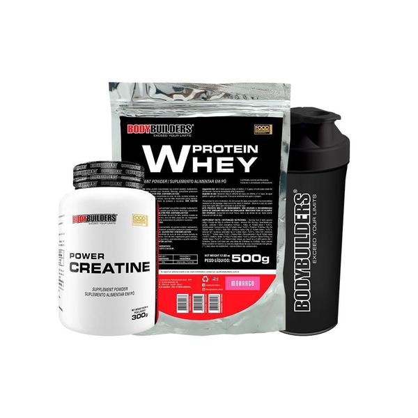 Imagem de Kit Whey Protein 500G+ Power Creatina 300G