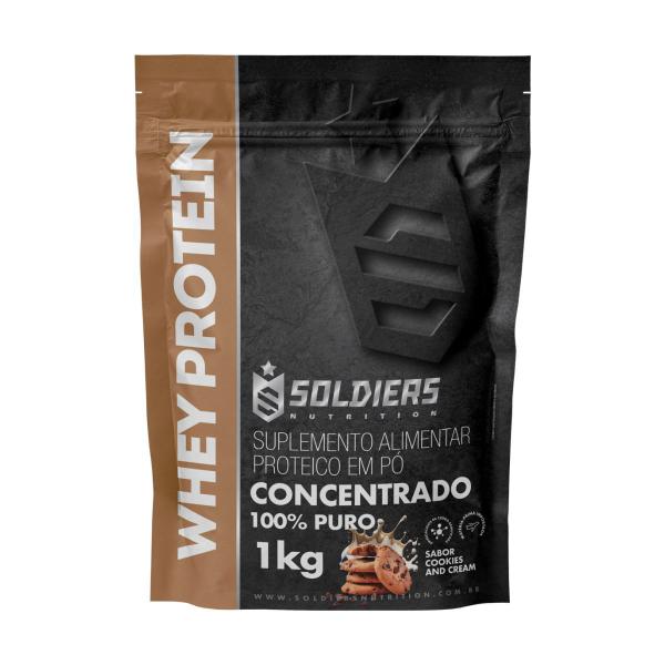 Imagem de Kit: Whey Protein Concentrado 2Kg + Creatina Monohidratada 1Kg - 100% Importado - Soldiers Nutrition