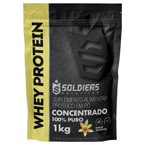 Imagem de Kit: Whey Protein Concentrado 2Kg + Creatina Monohidratada 1Kg - 100% Importado - Soldiers Nutrition