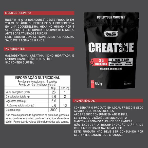 Kit Whey Protein Dragon Whey + Creatina Black + Bcaa 3000 + Regata + Coqueteleira - Snake Dragon/Furious Nutrition Imagem de Kit Whey Protein Dragon Whey + Creatina Black + Bcaa 3000 + Regata + Coqueteleira