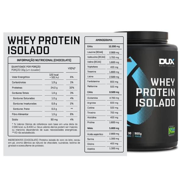 Imagem de Kit Whey Protein Isolado 900g + Creatina 300g - Dux