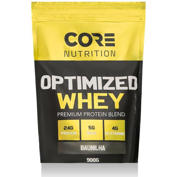 Imagem de Kit Whey Protein Optmized 900G + Coqueteleira Core Nutrition