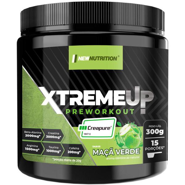 Imagem de Kit Whey Protein Zero Lactose All Natural Capuccino + Pré Treino XtremeUp Maçã Verde NEWNUTRITION